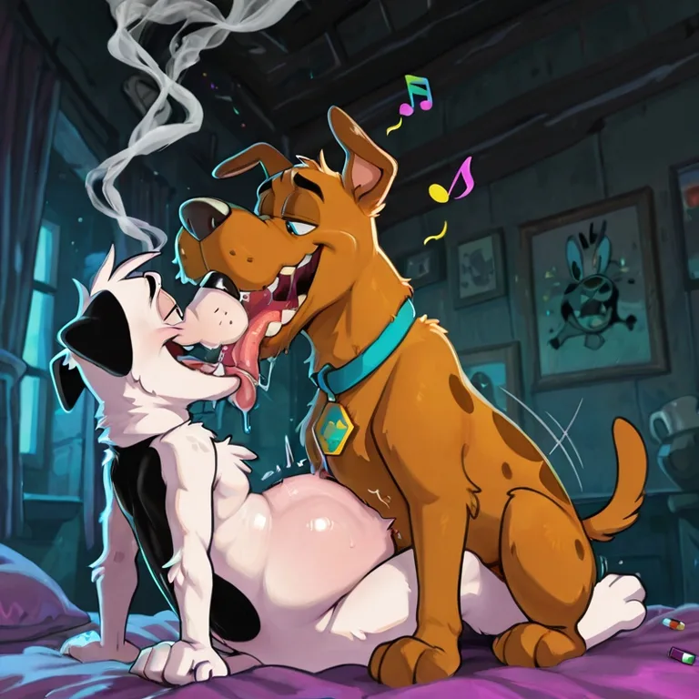 Courage the Cowardly Dog and Scooby Doo Gay Romance