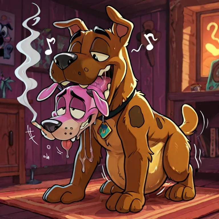 Courage the Cowardly Dog Stoned and Swallowed