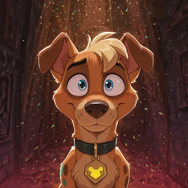 Courage the Cowardly Dog as Anthro Fox