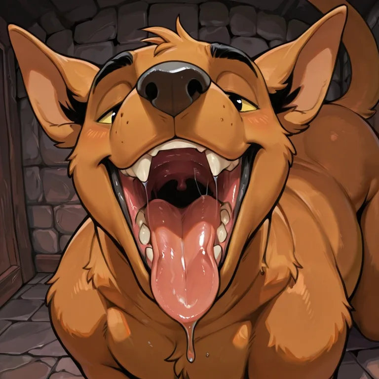 Scooby-Doo Engulfed in Drooling Vore Scene