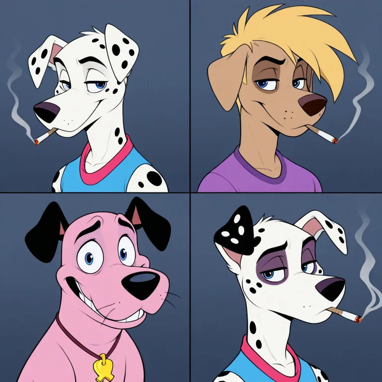 Courage the Cowardly Dog Smokes Marijuana