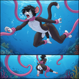 Mouse in Underwater Peril