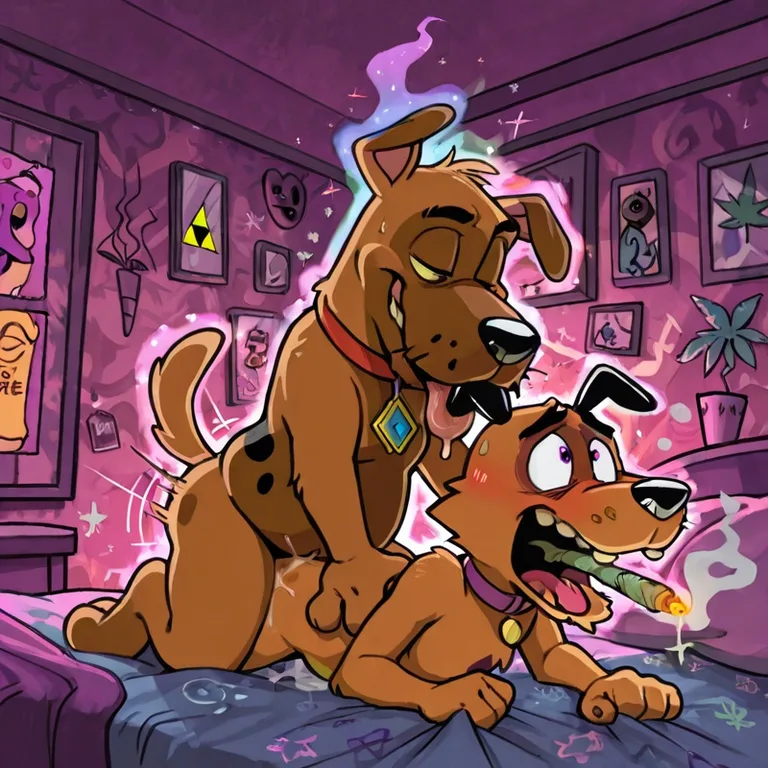 Courage the Cowardly Dog Romantic Embrace