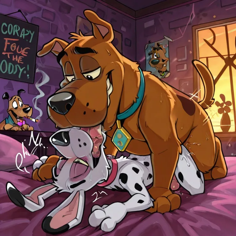 Courage the Cowardly Dog Anthro Artwork