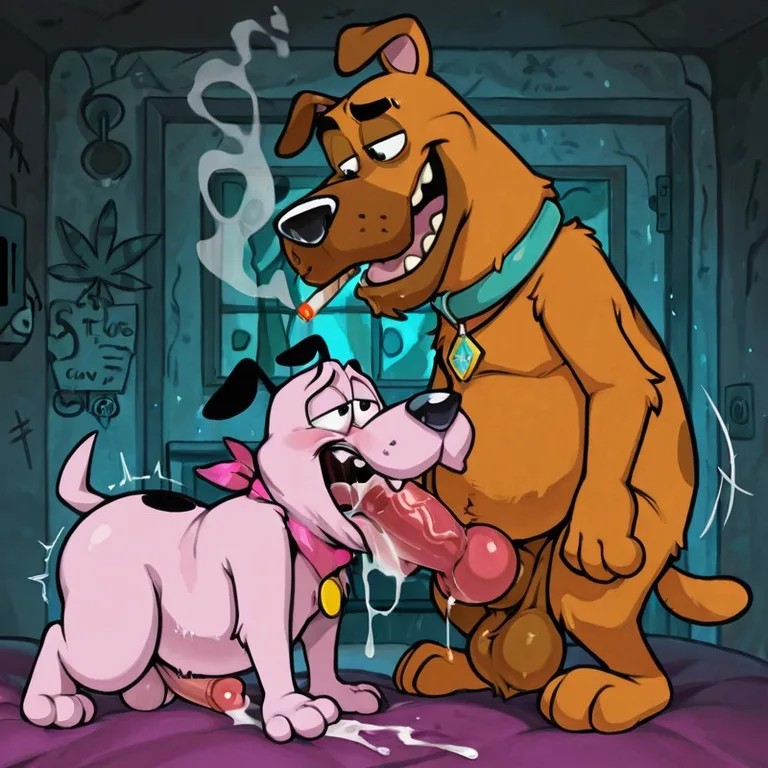 Courage the Cowardly Dog: Lustful Stoner Vore Encounter