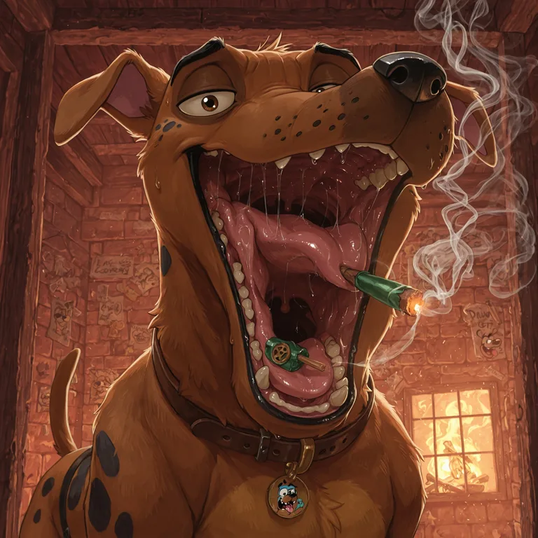 Courage the Cowardly Dog Smoking Weed