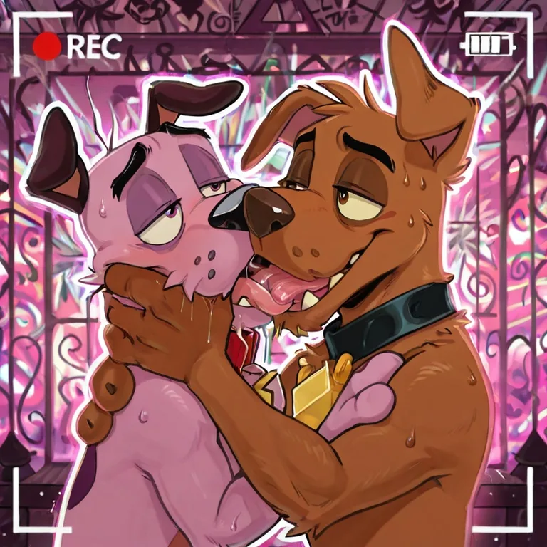 Courage the Cowardly Dog X Scooby-Doo Gay Romance