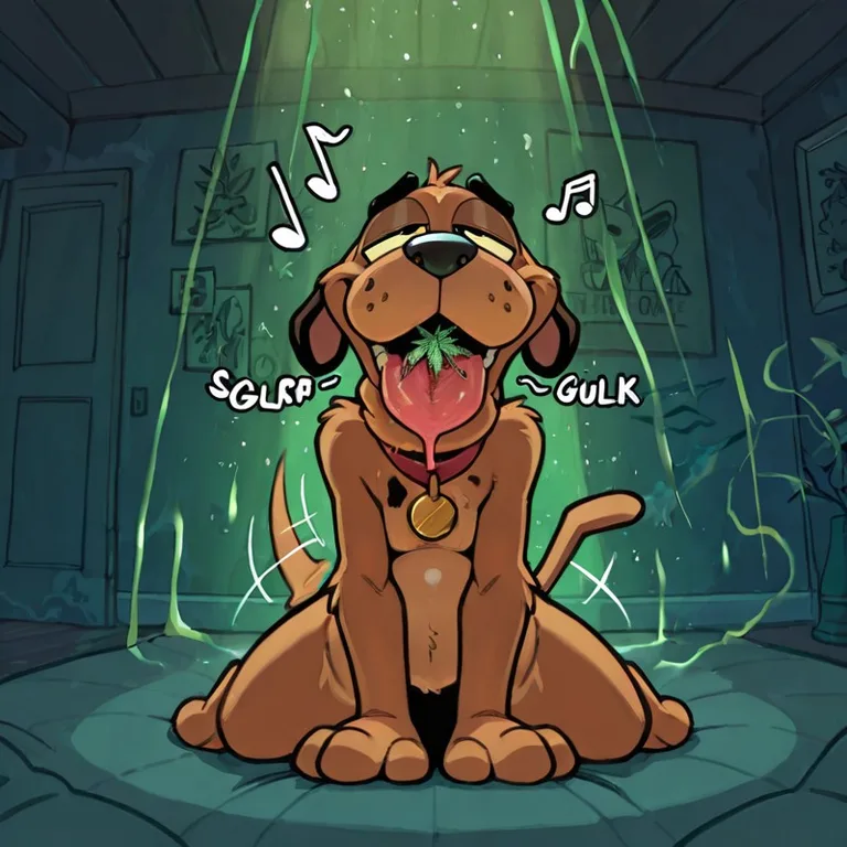 Courage the Cowardly Dog Stoner Scene Musical Note