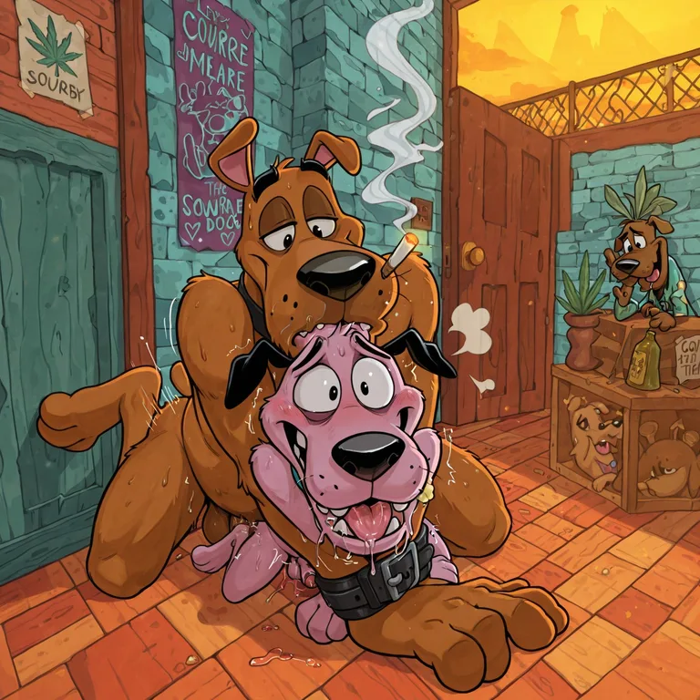 Toony Male Stoner Moment