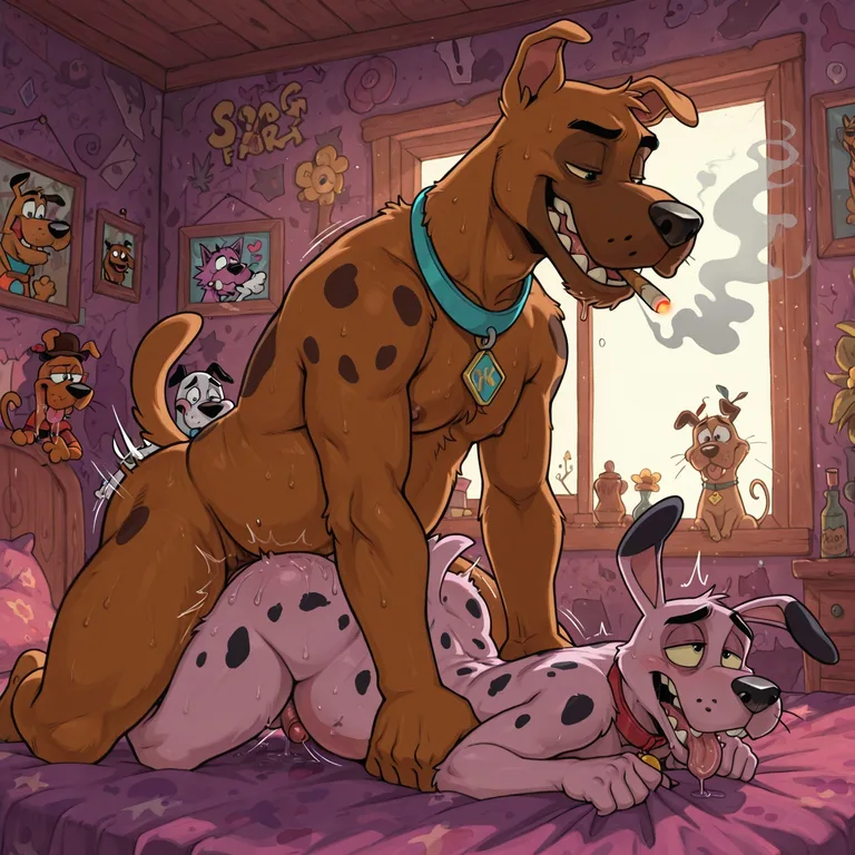Courage the Cowardly Dog: Stoner Anthro Bondage