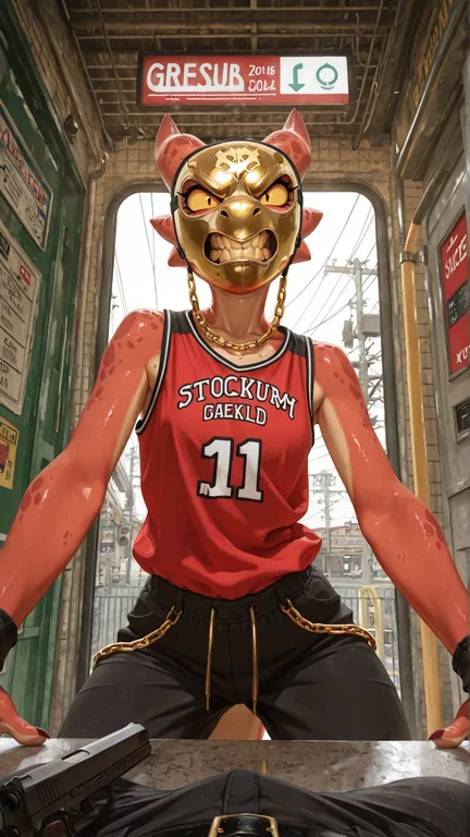 Kobold Hoodlum Robbing Gas Station