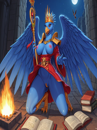 Majestic Avian Lord of Change in Labyrinth