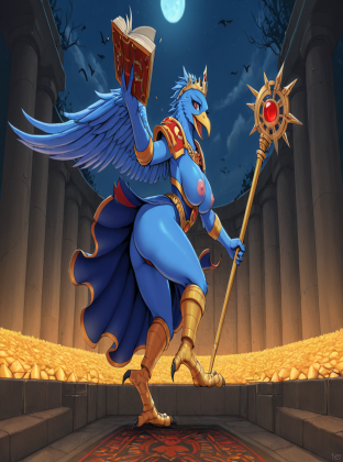 Lord of Change in Labyrinthine Library