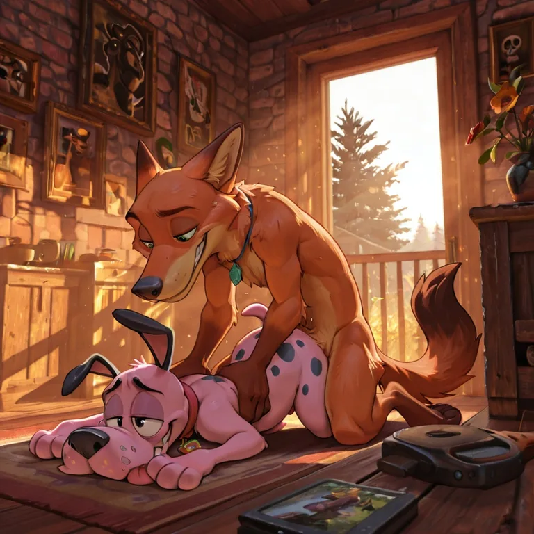 Courage the Cowardly Dog and Nick Wilde