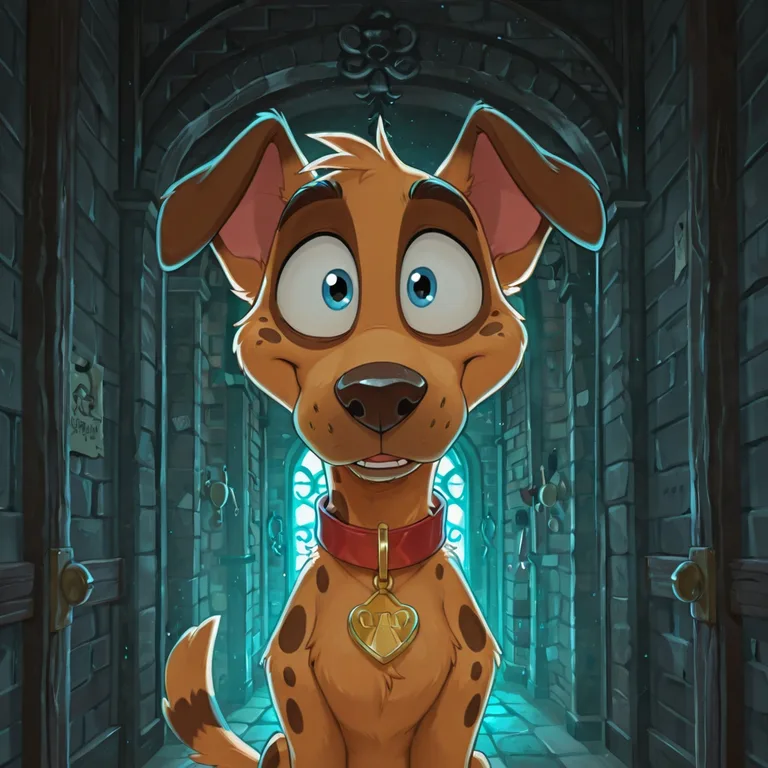 Anthro Courage the Cowardly Dog Fox Character
