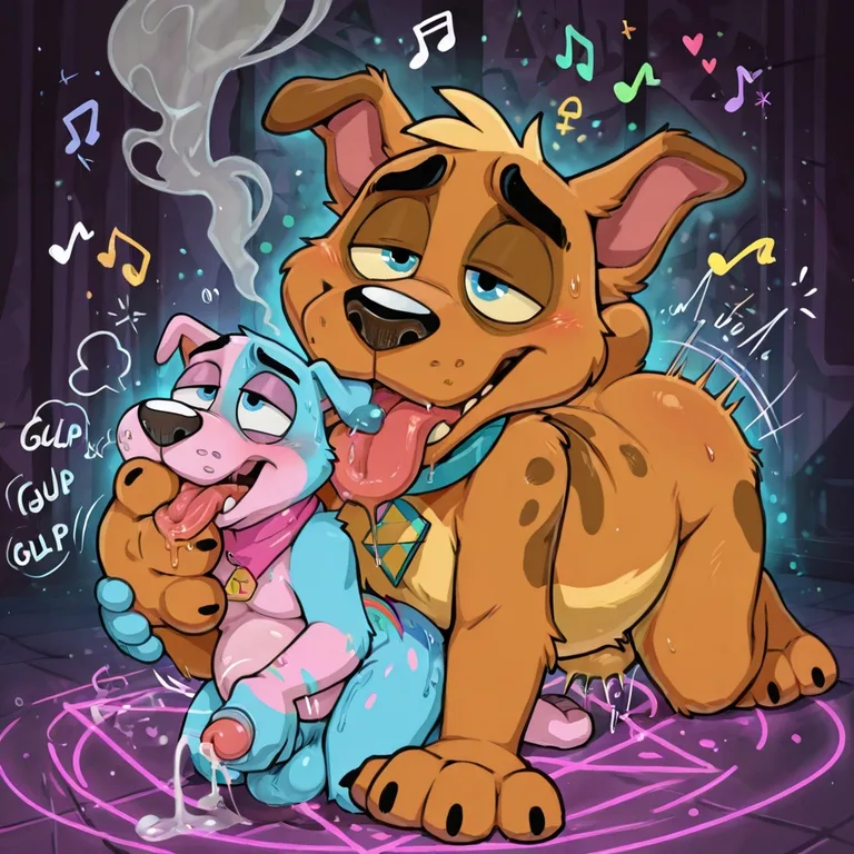 Mystical Furry Friends in Enchanted Forest