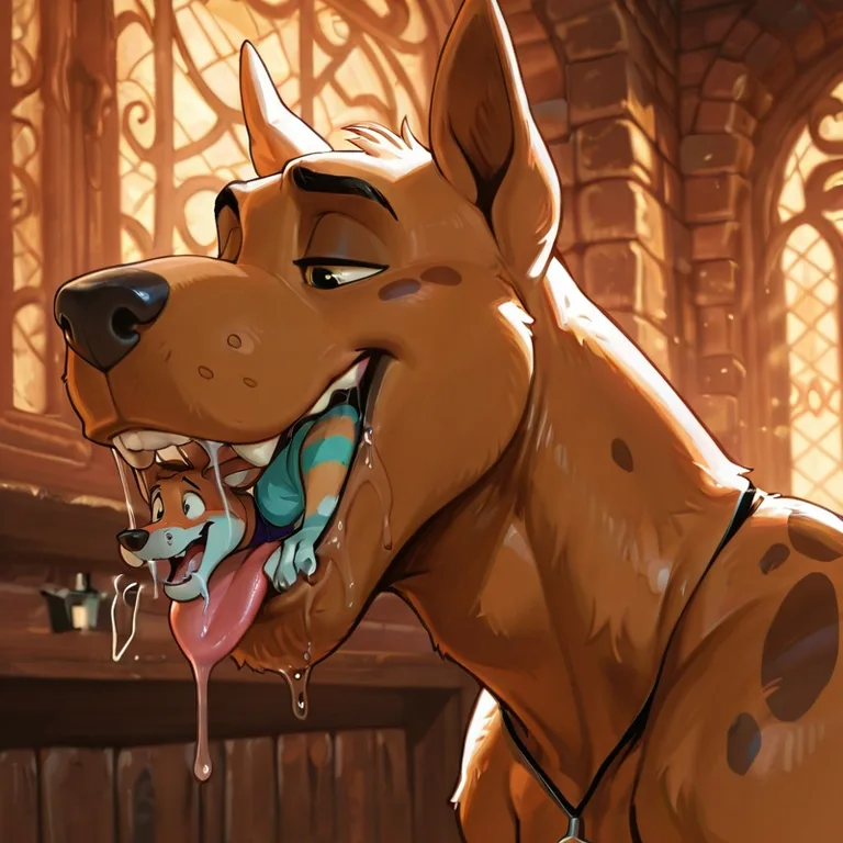 Scooby-Doo Engulfed by Mysterious Creature
