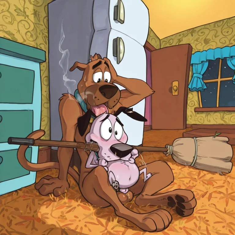 Courage the Cowardly Dog Stoner Vore Seduction Sexy Toony Male