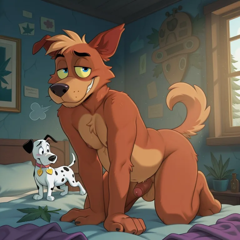 Courage the Cowardly Dog Scooby Doo Toony Art