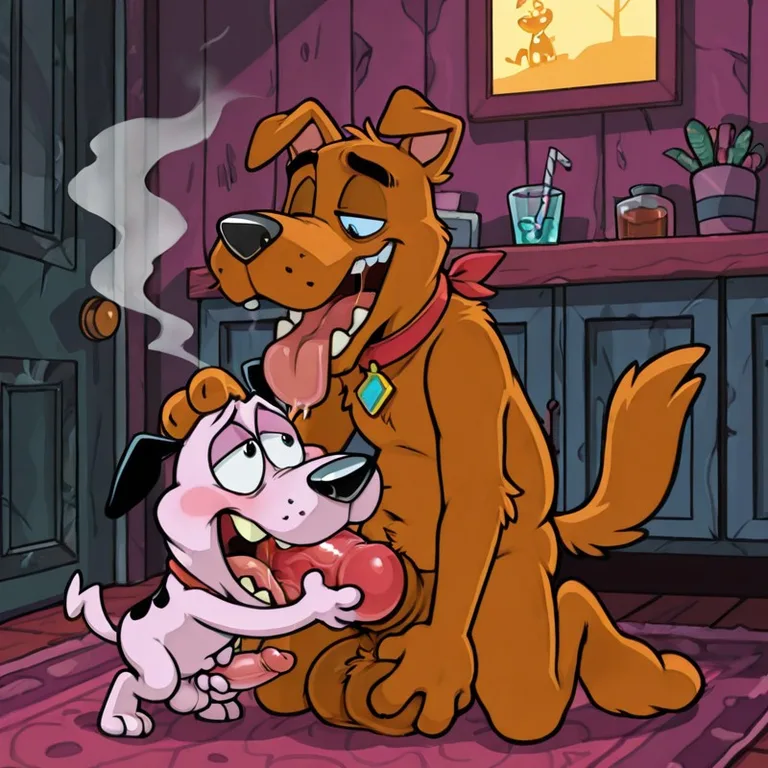 Courage the Cowardly Dog Stoner Scene Stoned