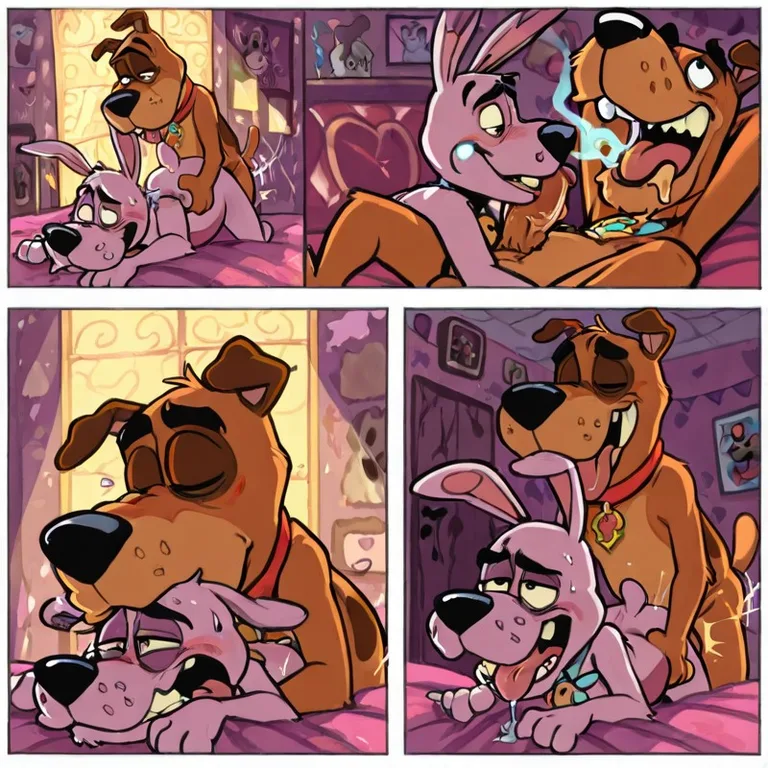 Courage the Cowardly Dog Seductive Pose