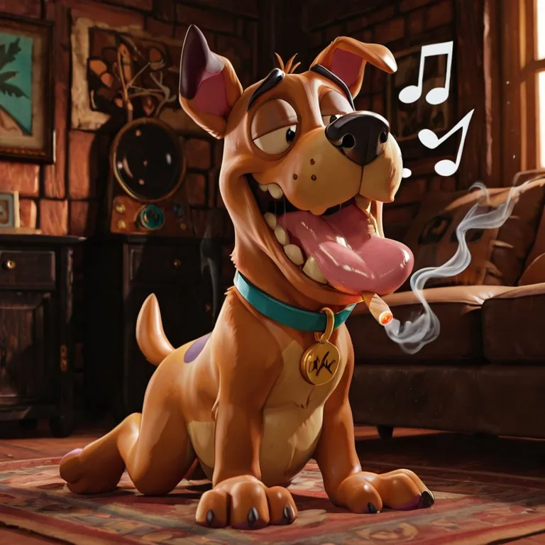 Courage the Cowardly Dog Stoner Scene 3d