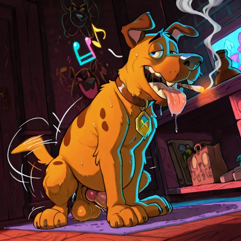 Courage the Cowardly Dog: Neon Nights and Rainbow Vore