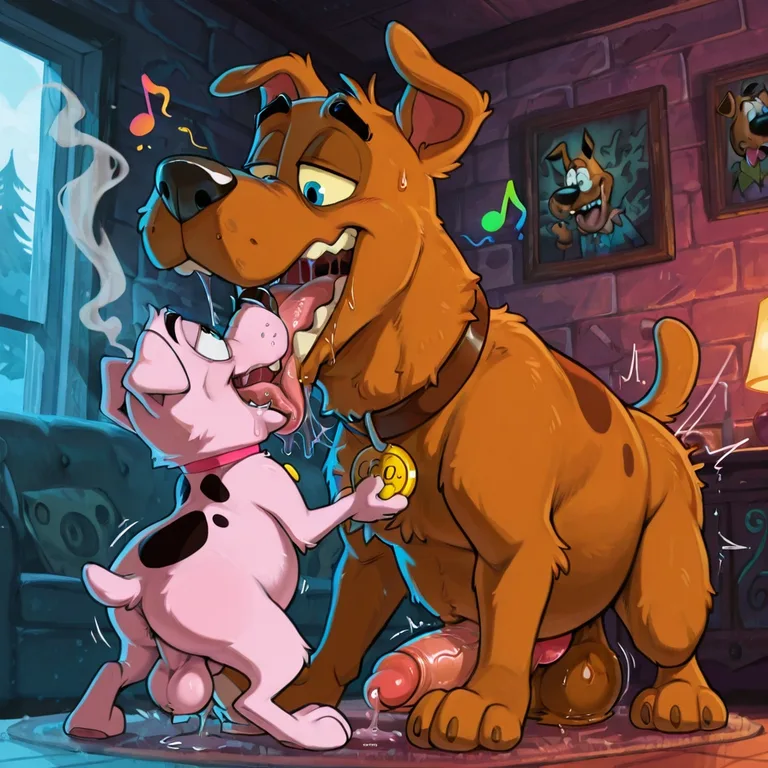 Courage the Cowardly Dog in Steamy Vore Scene