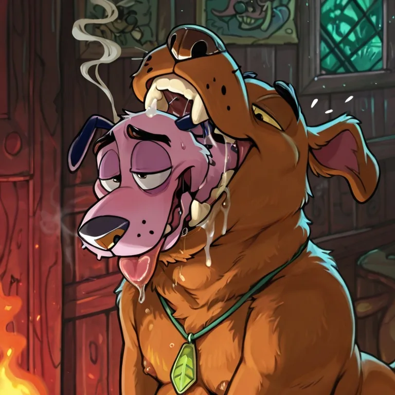 Courage the Cowardly Dog Stoned Anthro Nude Male