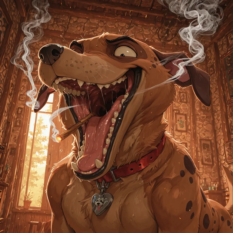 Courage the Cowardly Dog Smoking