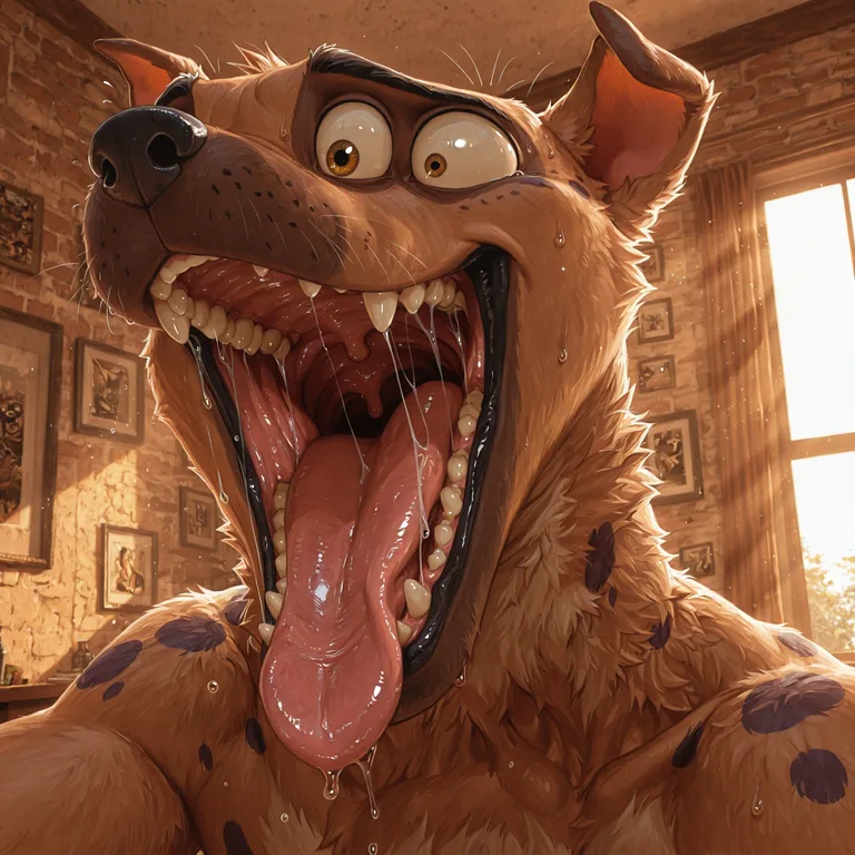 Courage the Cowardly Dog Wide Open Mouth