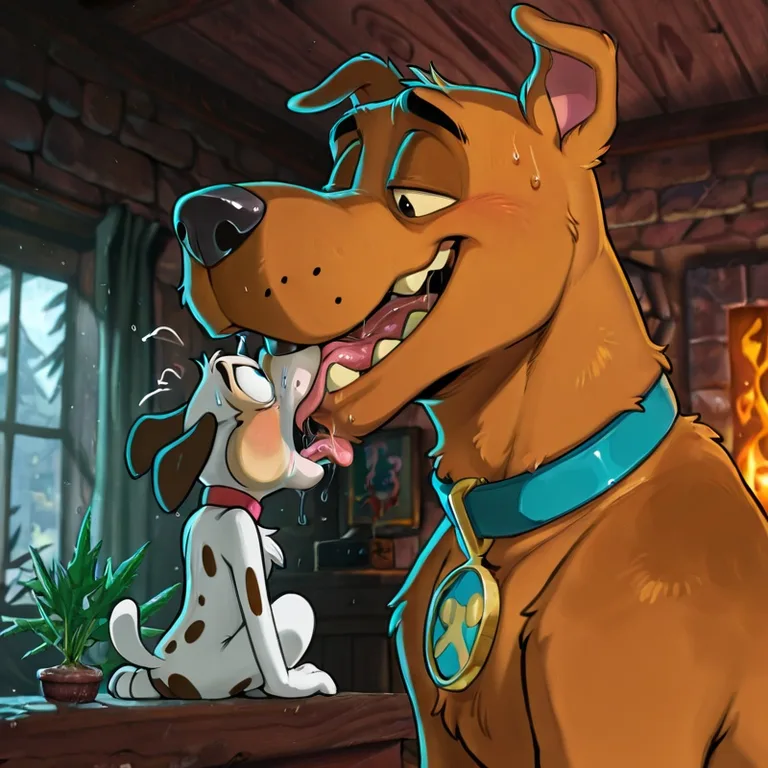 Courage the Cowardly Dog Stoned with Scooby Doo