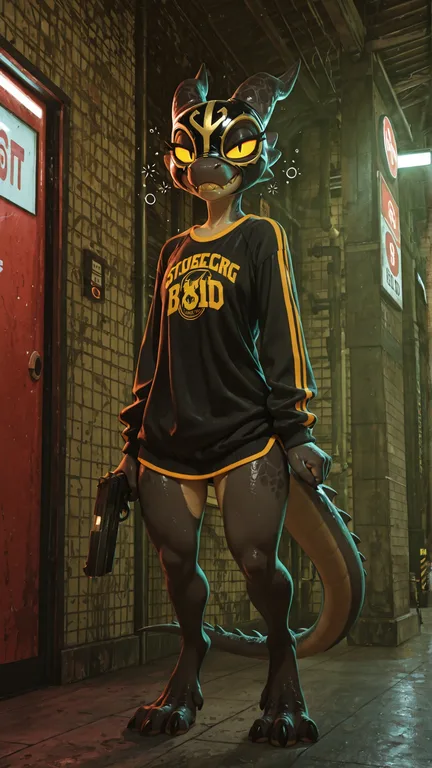 Gangster Kobold Hybrid Robbing Gas Station