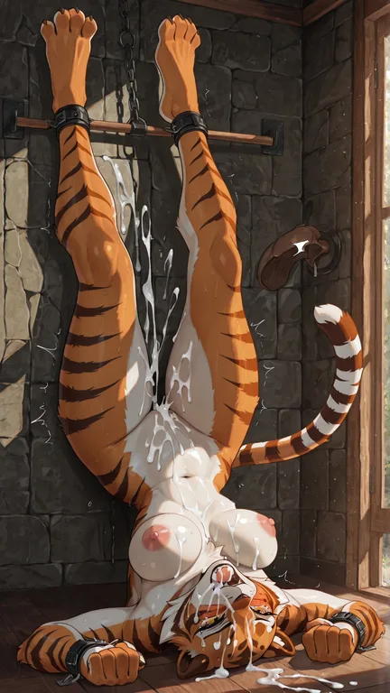 Kung Fu Tigress Bound in Mourning Light
