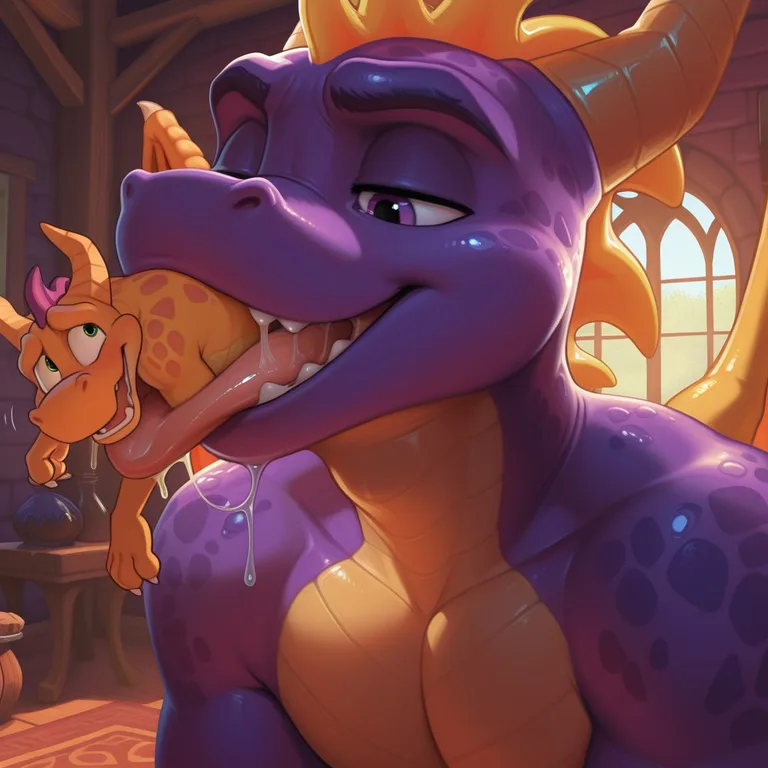 Spyro the Dragon in Digital Landscape