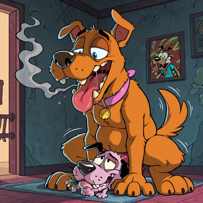 Courage the Cowardly Dog Stoner Adventure Gay Male