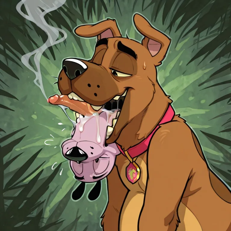 Courage the Cowardly Dog Consumes Scooby Snack