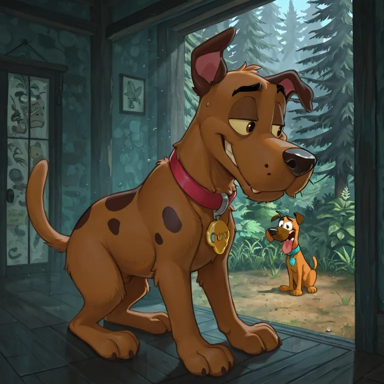 Courage the Cowardly Dog and Scooby-Doo Adventure