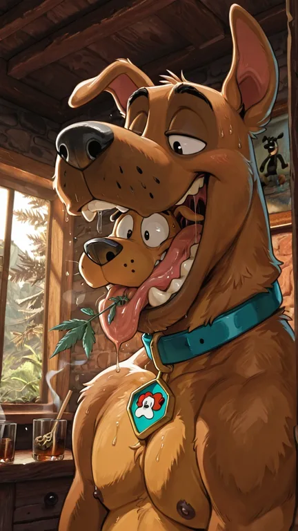 Courage the Cowardly Dog Stoned with Scooby Doo