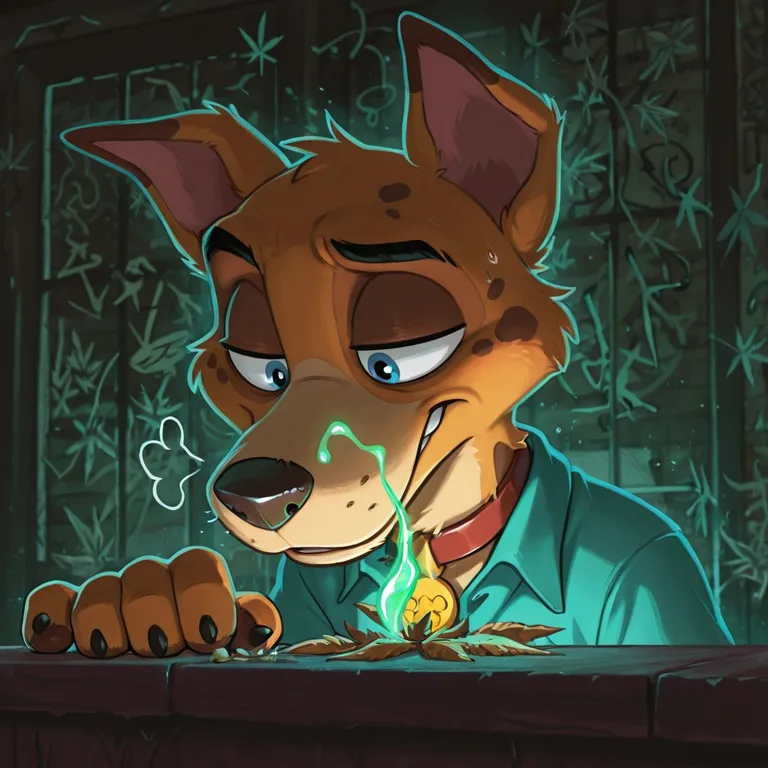 Courage the Cowardly Dog as Stoner Anthro Fox