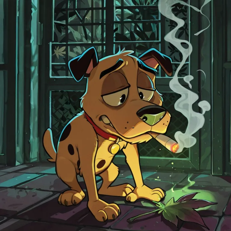 Courage the Cowardly Dog Stoner Toon