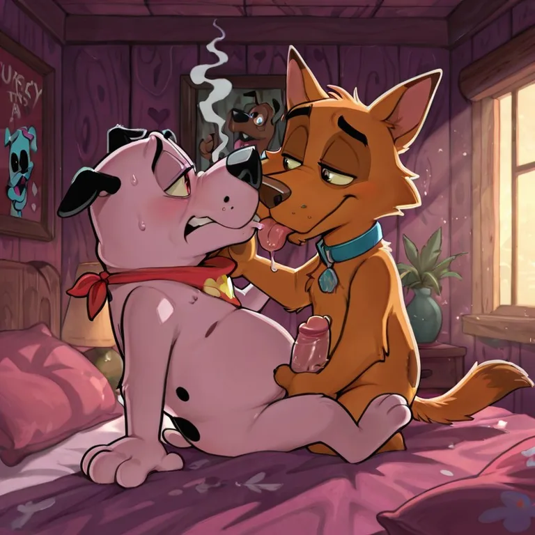 Courage the Cowardly Dog Stoner Couple Sexy Toony Male Courage_the_cowardly_dog