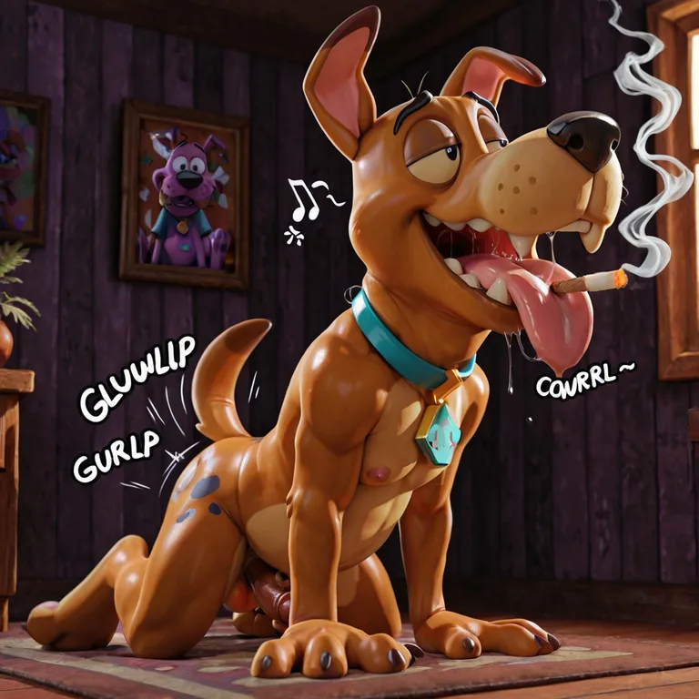 Courage the Cowardly Dog Stoned and Swallowed