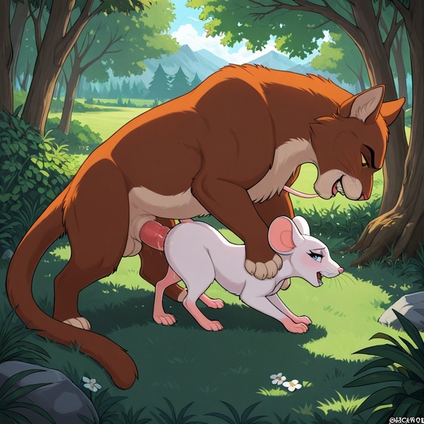 Wild Cat and Mouse Intimate Encounter