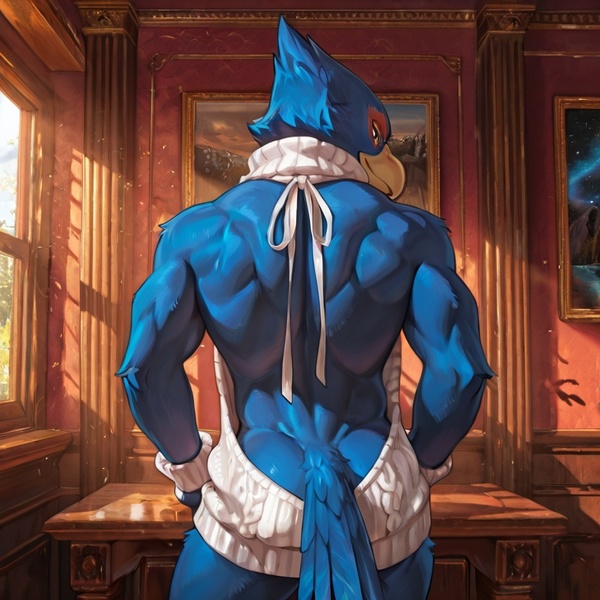 Star Fox Falco in Virgin Killer Sweater