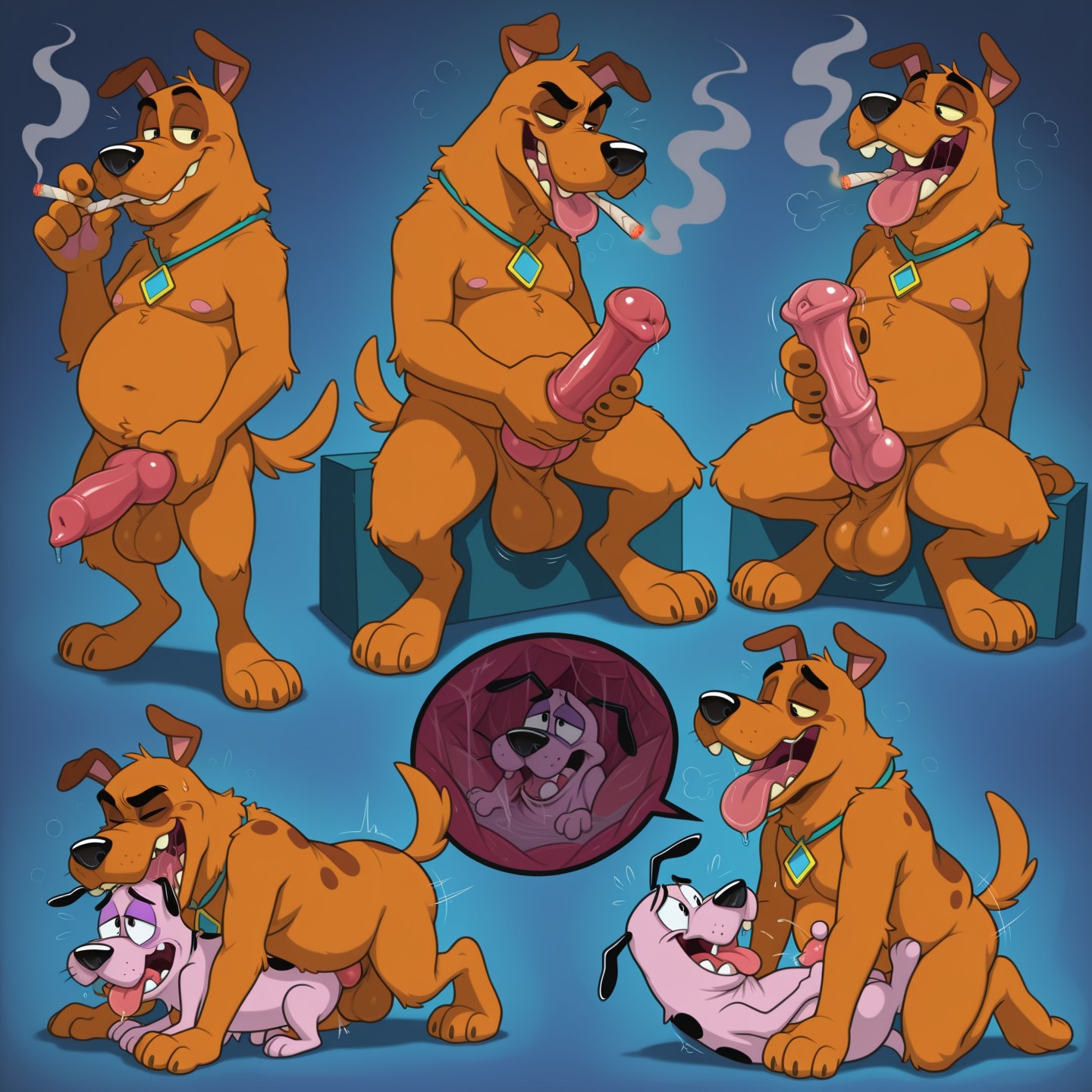 Courage the Cowardly Dog's Stoner Adventure