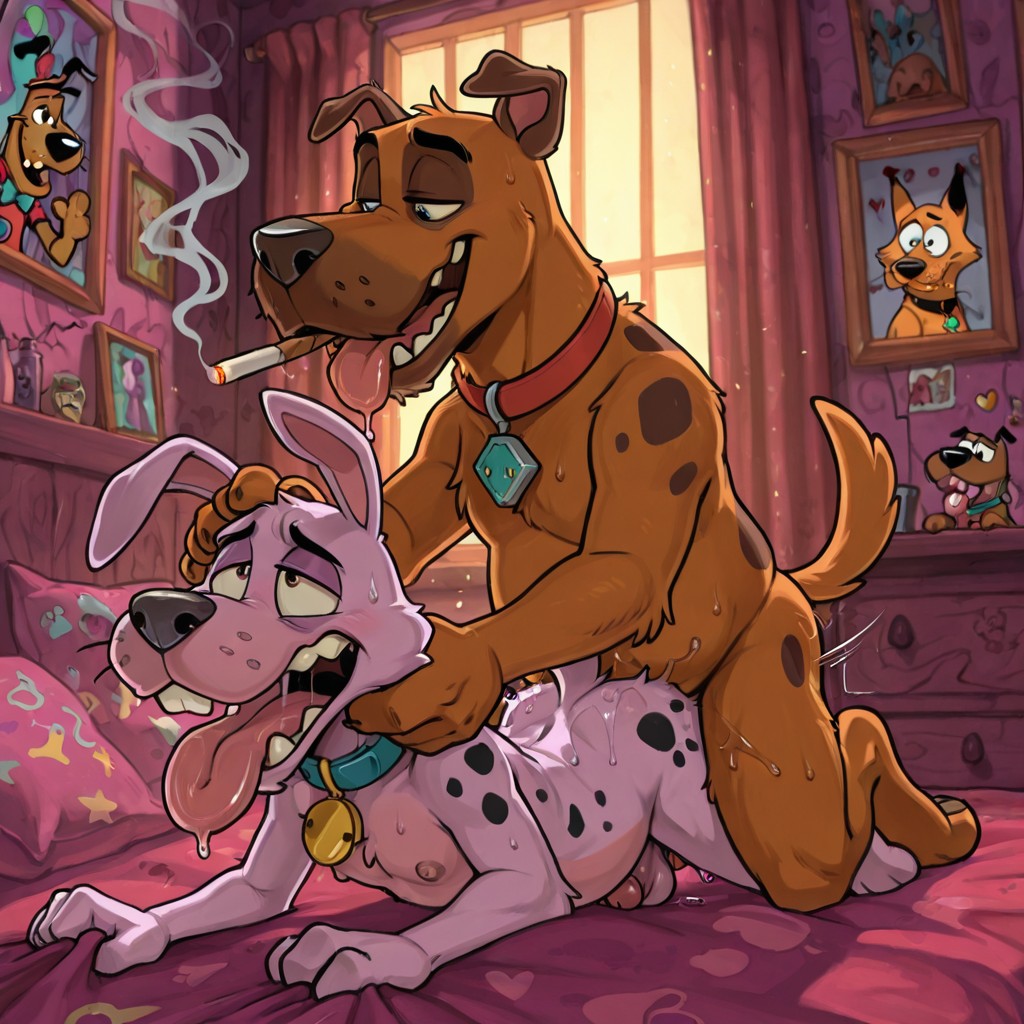 Courage the Cowardly Dog Seductive Stoner Scene Male