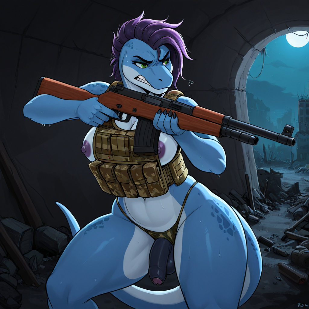 Raptor Warrior in Bunker Ruins